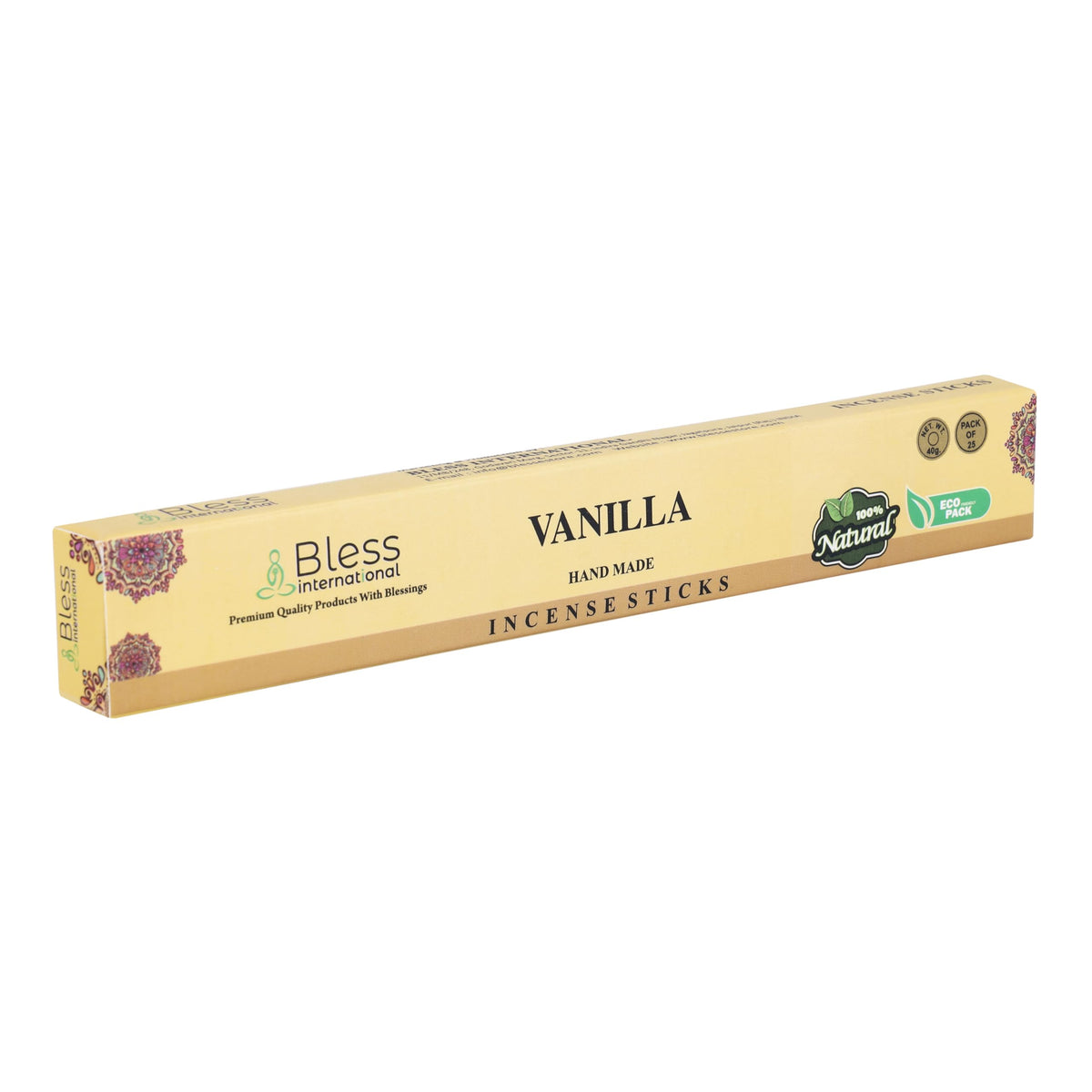 Bless Organic (Vanilla / 25 Sticks (1.4 OZ/40 GM))
