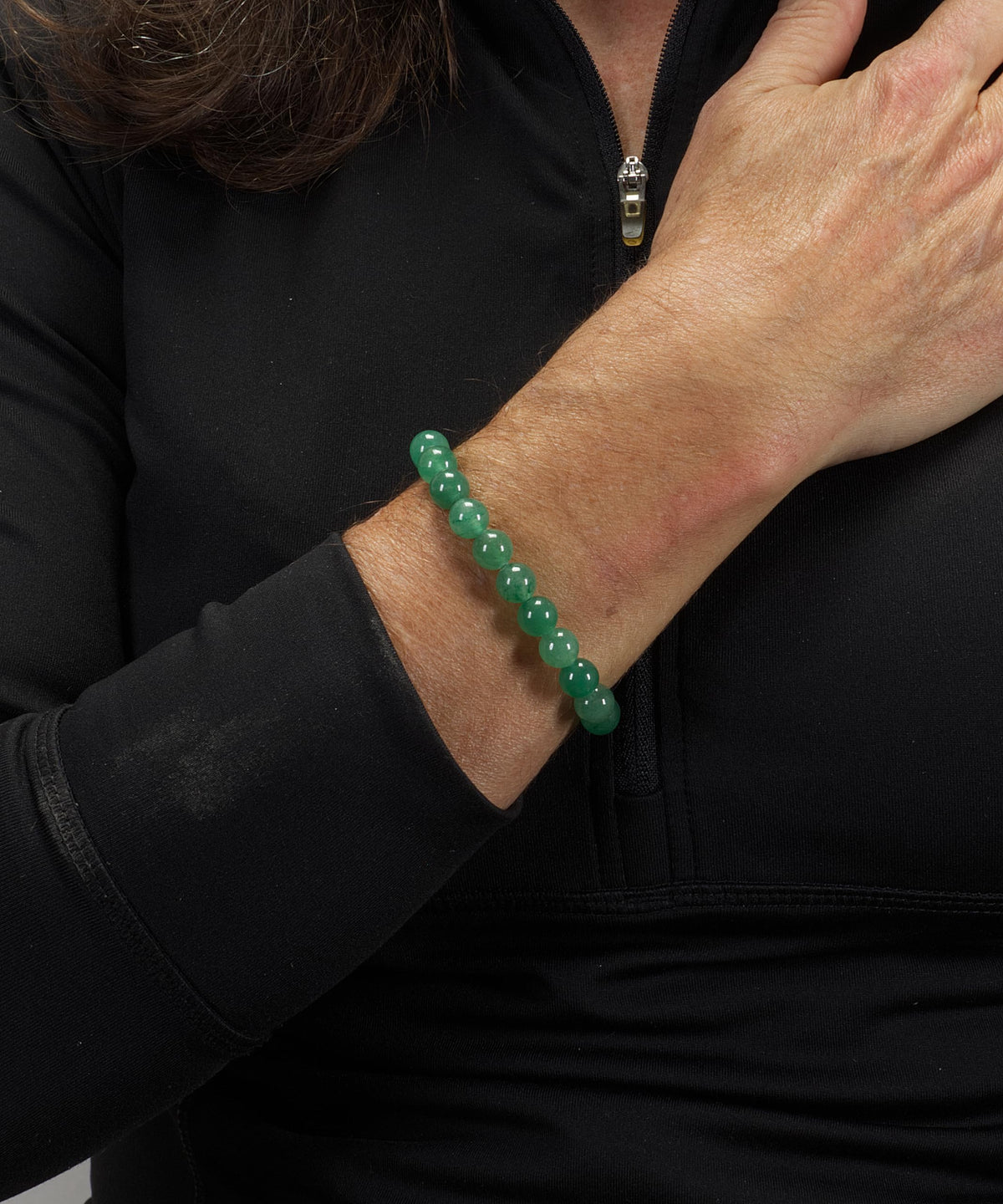 Green Aventurine Bracelet 8mm Beaded Bracelet (Green Aventurine / Small)