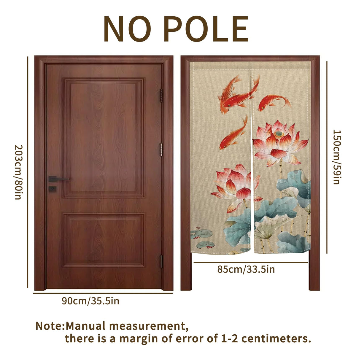 Japanese Noren Doorway Curtain (Pink)