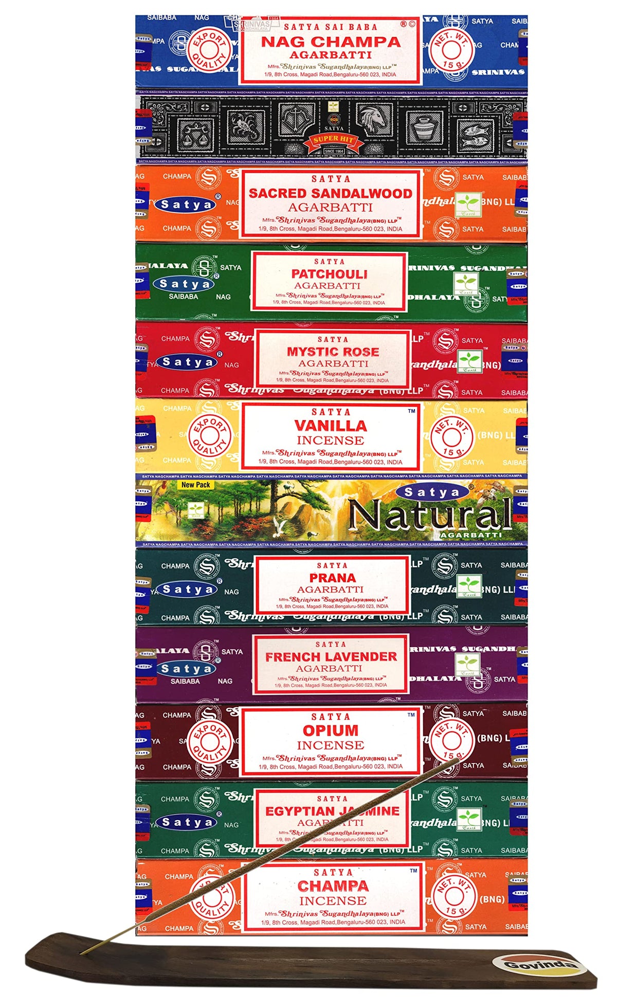 Incense Stick Holder Bundle with Satya Bangalore (Variety01)