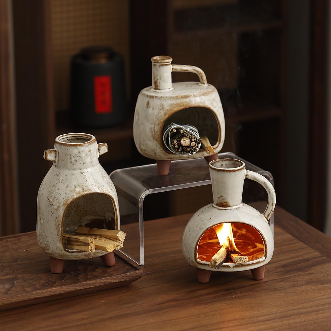 Ceramic Incense Holder (Retro 02)
