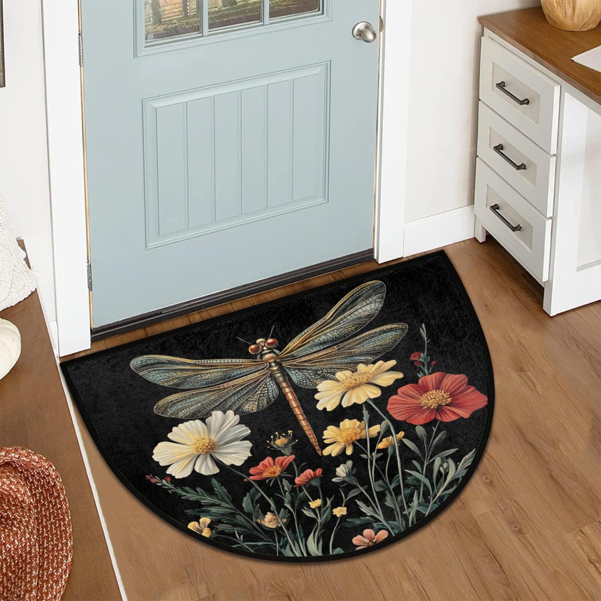 Front Door Mat Indoor Outdoor Entrance (A-04 Dragonfly)