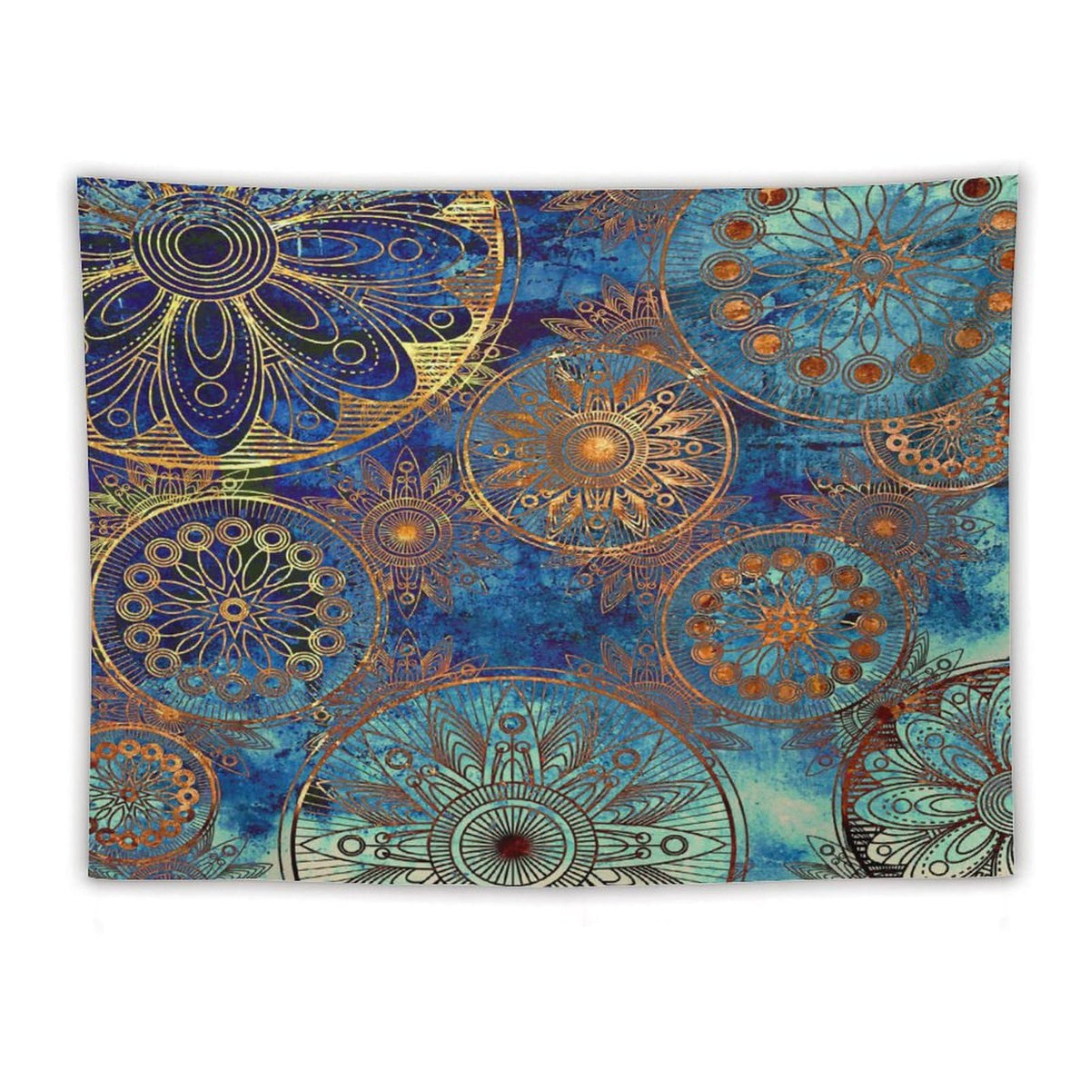 Boho Floral Tapestry Wall Hanging Retro Mandala Flower Vintage Mystical Dream Style Theme Tapestries Home Decor for Living Room Bedroom Apartment Farmhouse Dorm 60"x80" (60"L x 80"W / Mandala-30)