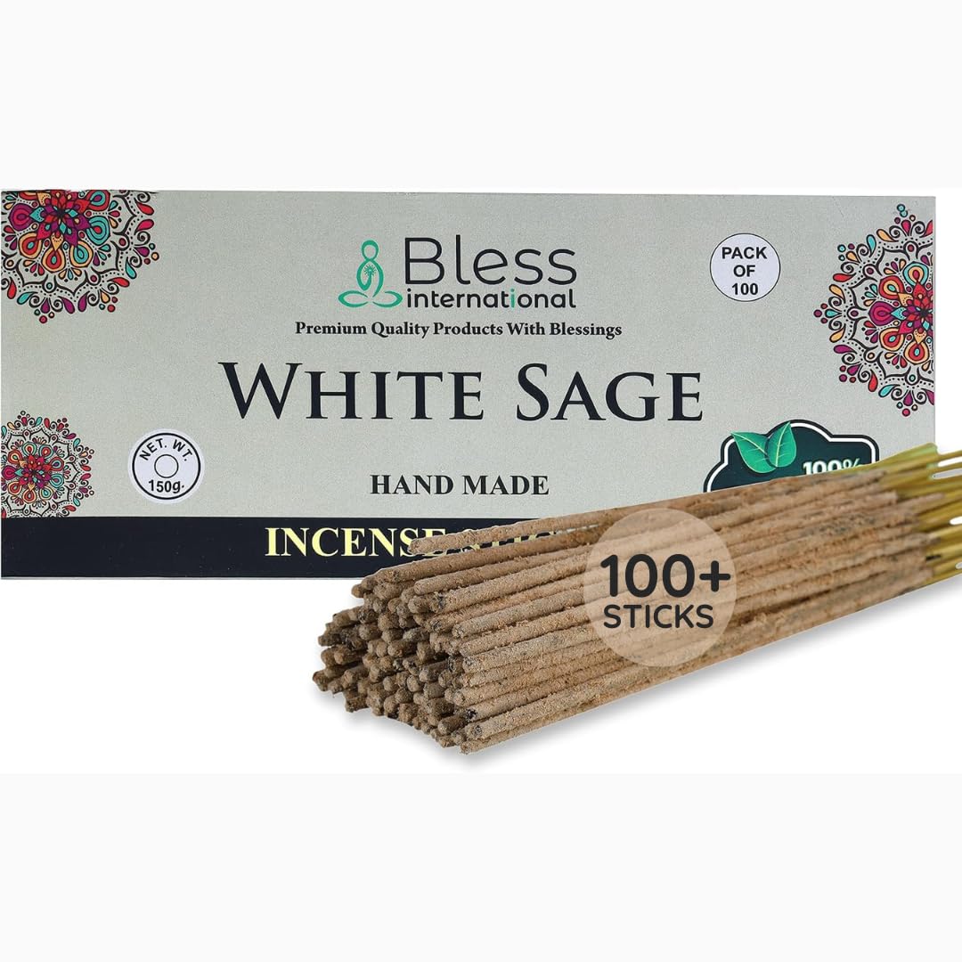Bless Organic (White Sage / 100 Sticks (5.25 OZ/150 GM))