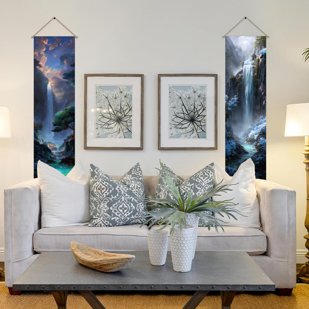 2Pcs Forest Tapestry (Multicolor-landscape)