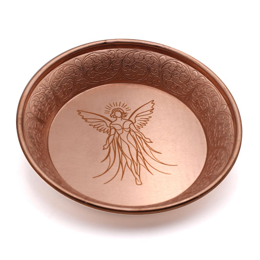 Copper Offering Prayer Ritual Bowl Plate (New Metatron))