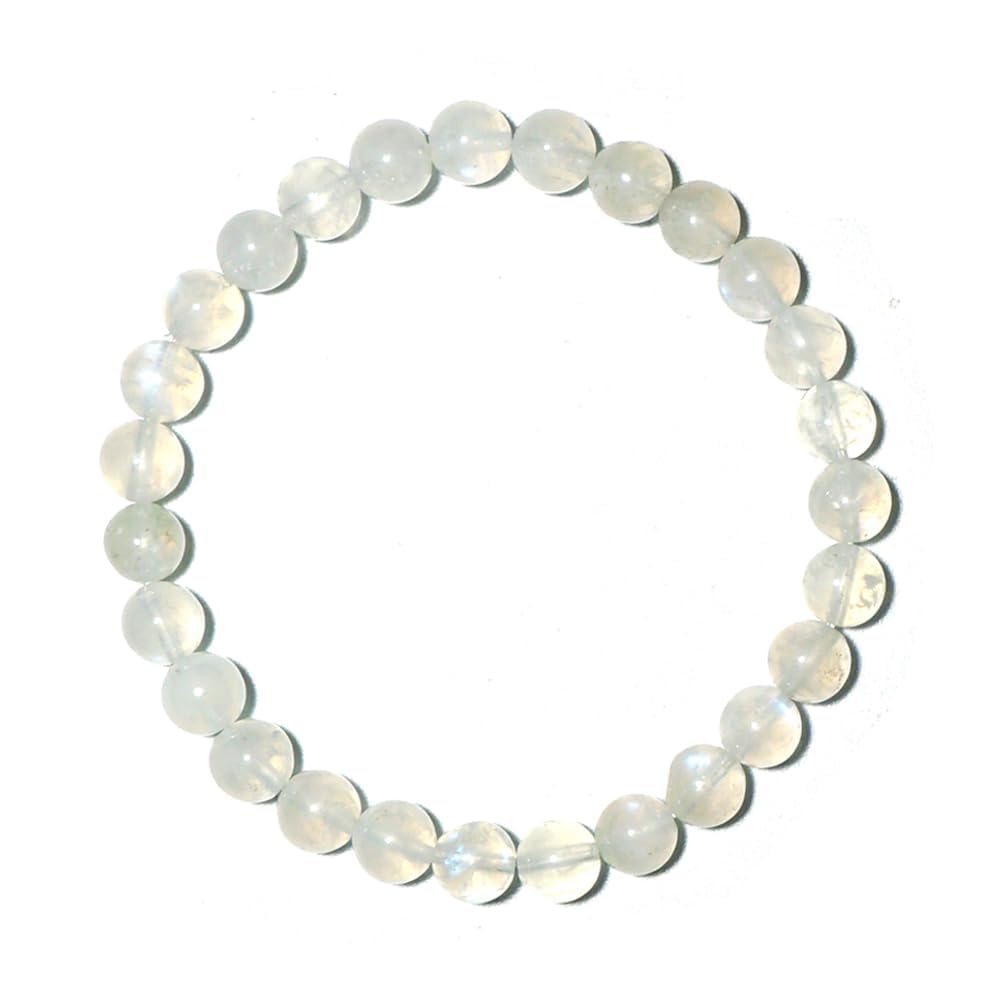 6MM Crown Chakra Moonstone Bracelet (6MM Crown Chakra Moonstone Bracelet)