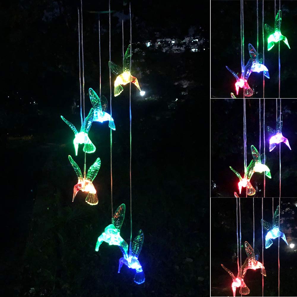 Hummingbird Solar Chimes