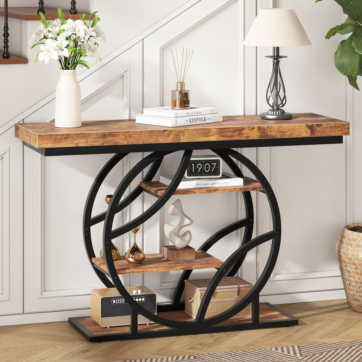 Entryway Table for Foyer (Brown 2 / 41.3"W)