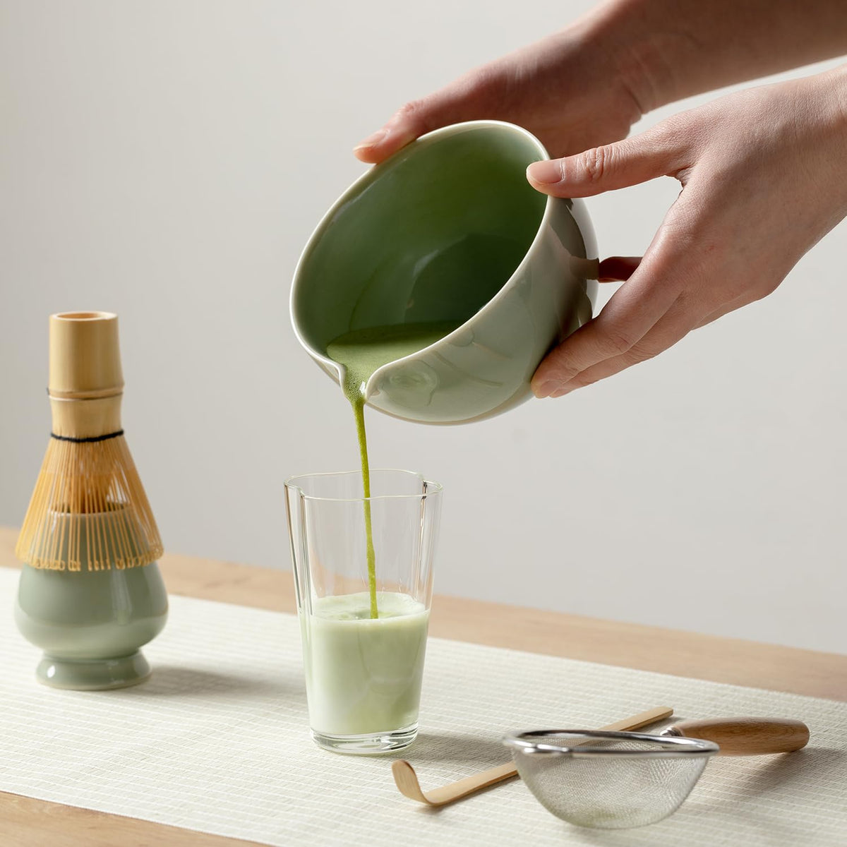 Matcha Whisk Set (Celadon)