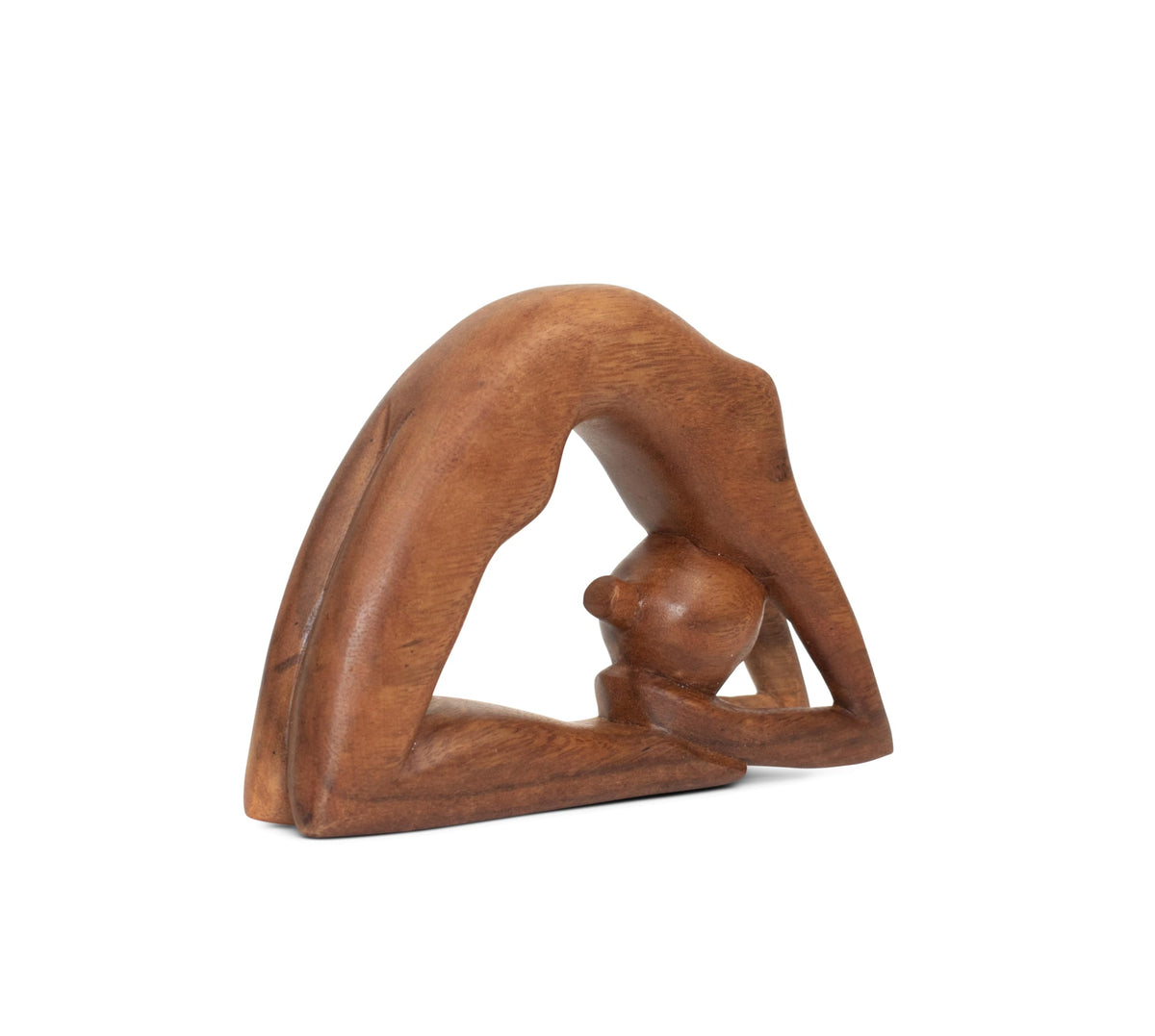 8" Wooden Handmade Abstract Sculpture Art Decorative Home Decor Handcrafted Figurine Accent Decoration Artwork Hand Carved (King Pigeon Pose)