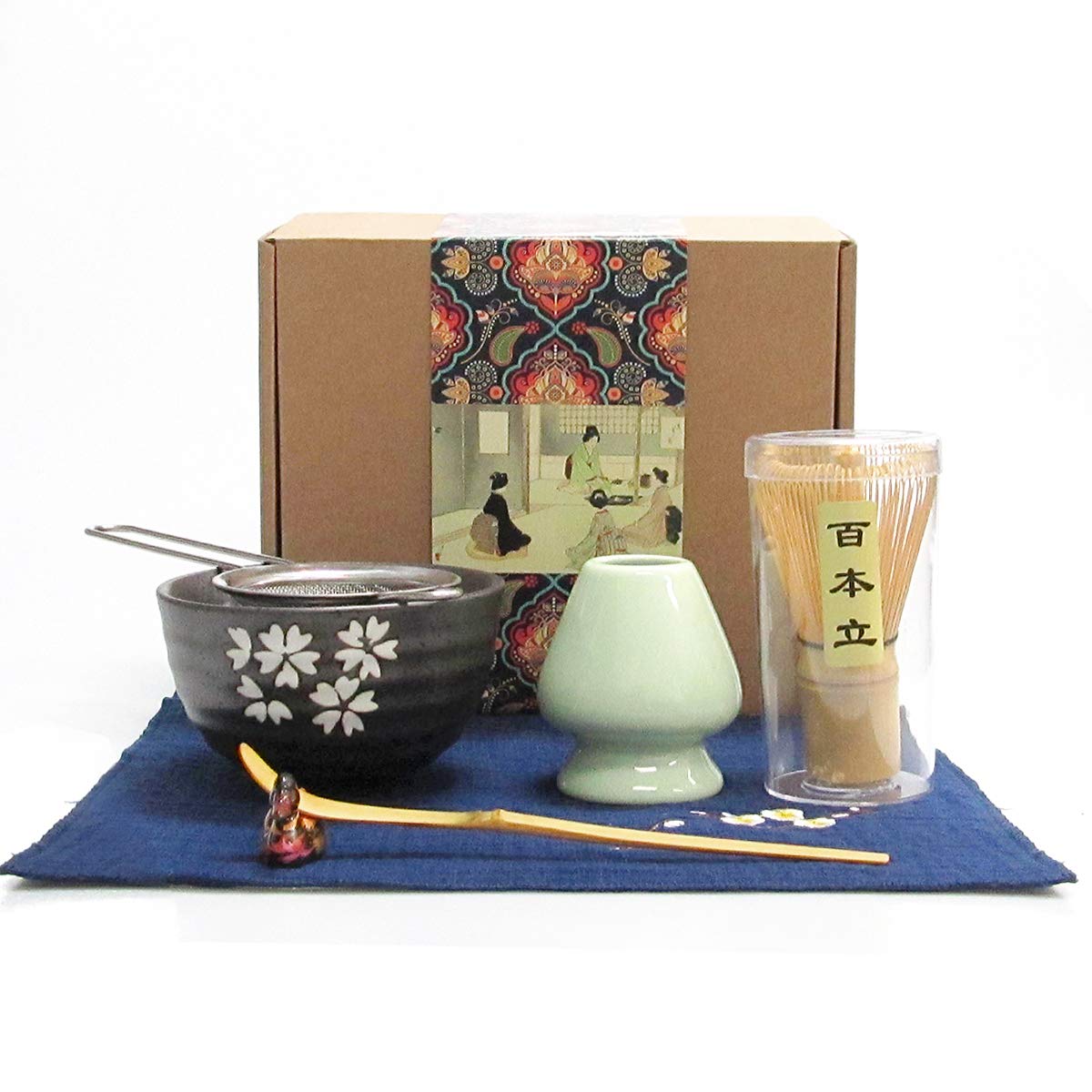 Japanese Matcha Tea Set (Black)