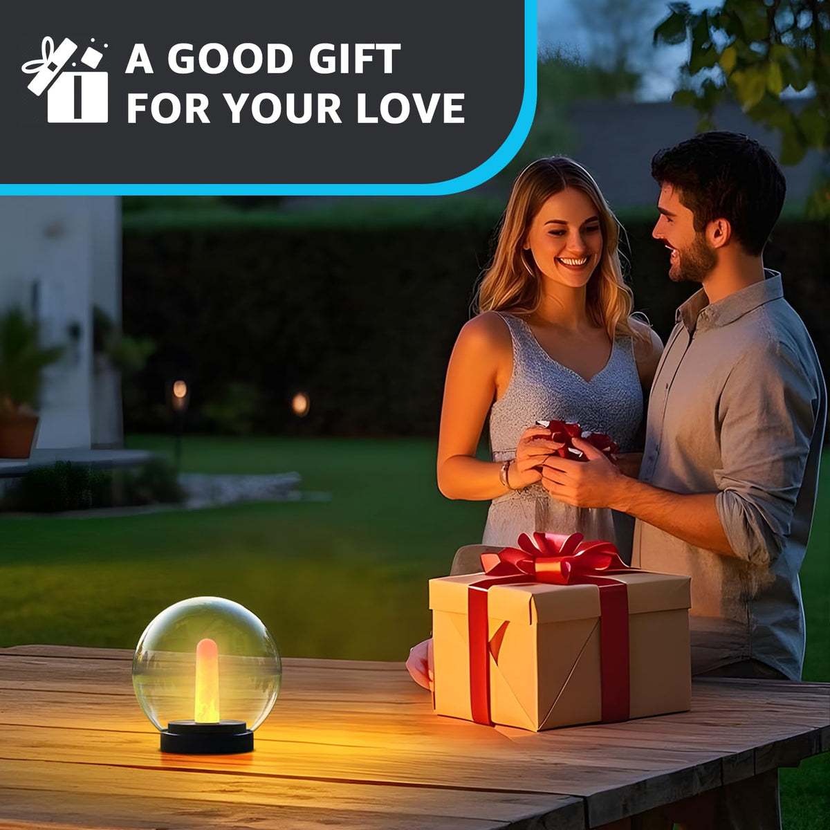 2 Pack Solar Floating Pool Lights Ball Solar Powered Flickering that Float Candles Lights Outdoor Water (Ivory)