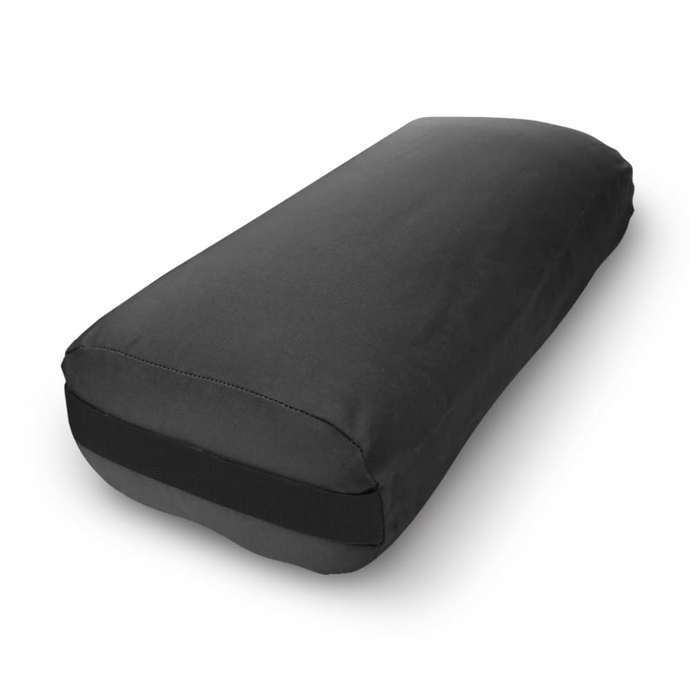 Yoga Bolster Soft yet Firm (Rectangular / Black)