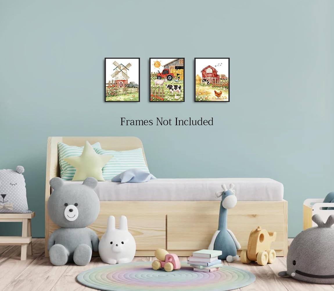 Farm Animal Nursery Prints Decor (Farm Animal Nursery Prints)