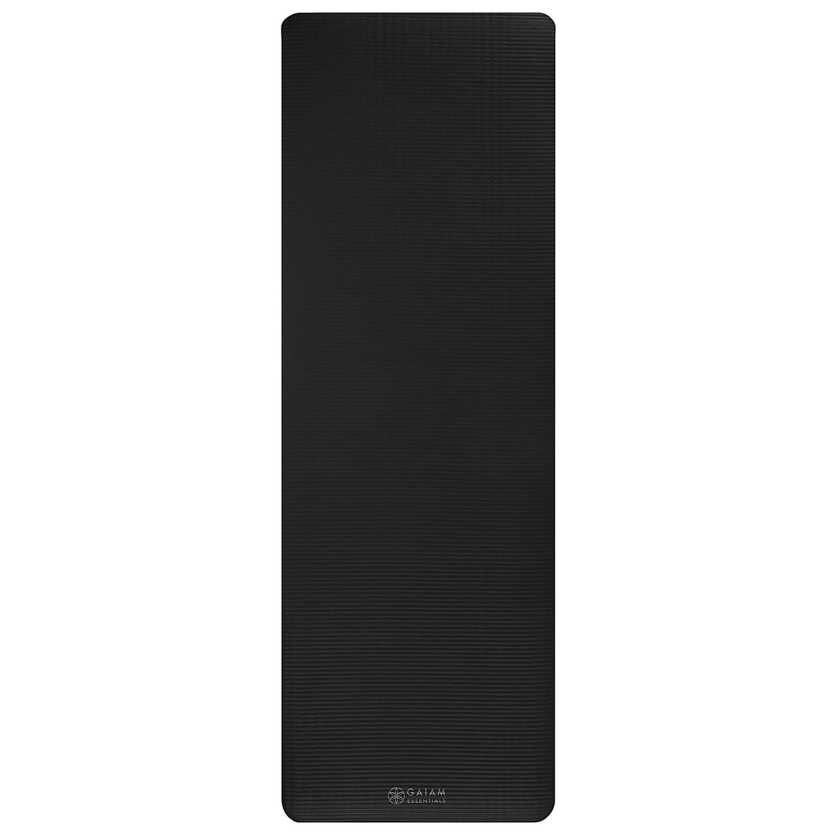 Essentials Thick Yoga Mat with Easy (Black / 2/5" (10MM))