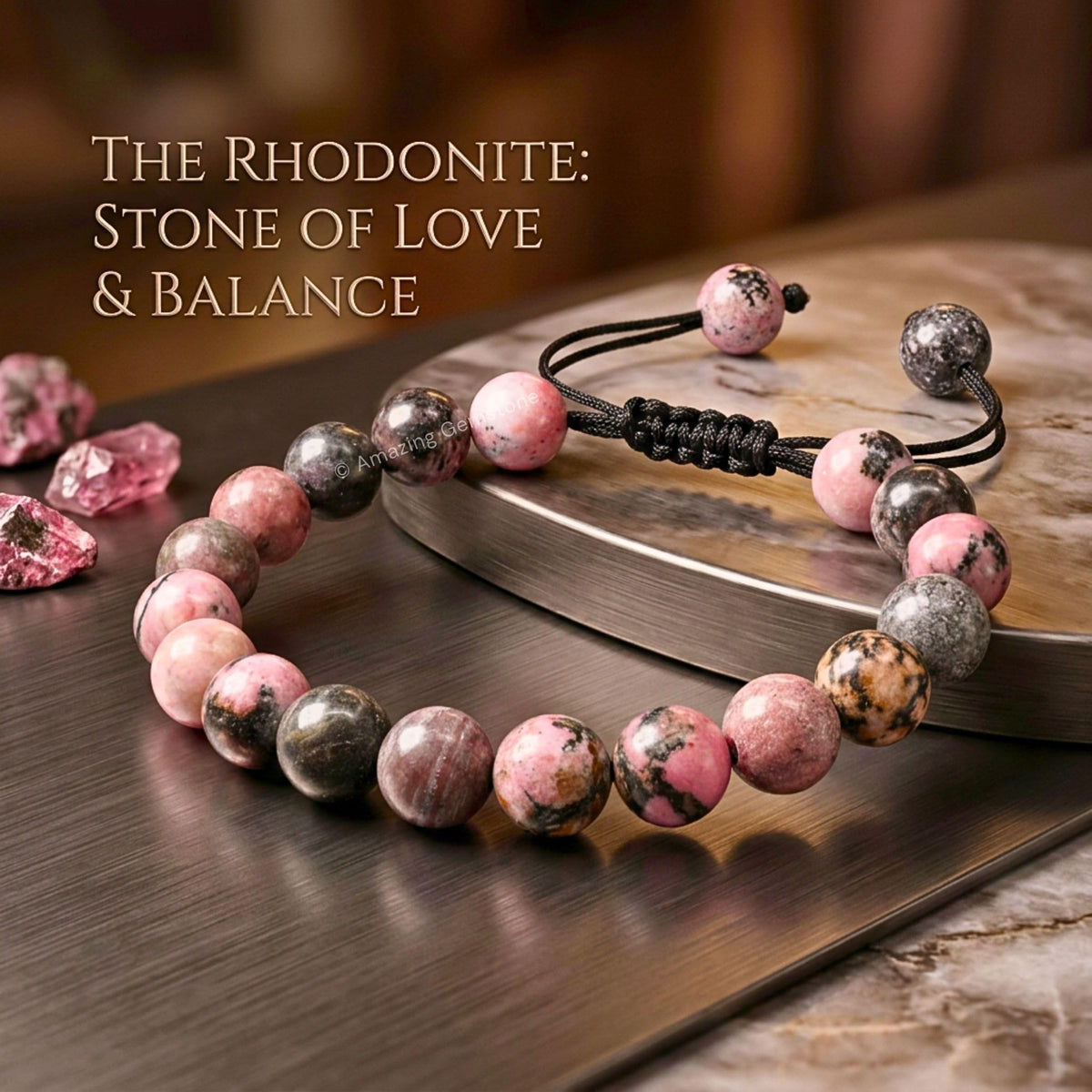 Rhodonite Bracelet (Rhodonite)