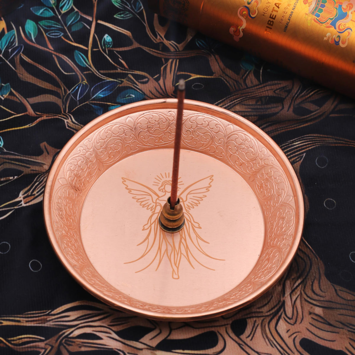 Copper Offering Prayer Ritual Bowl Plate (New Metatron))