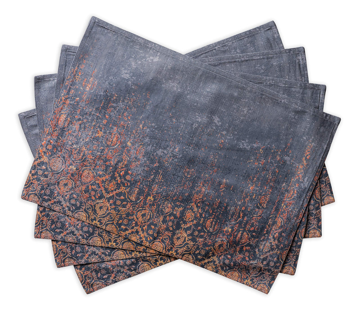 Placemats Set of 4 Reusable 100% Cotton (053 - Imperfection / 13" X 19" (Pack of 4))