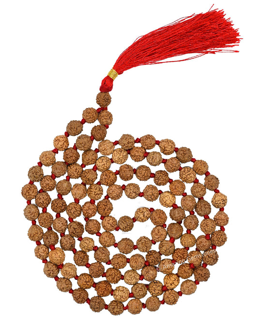 108 Beads Handmade Mala (Rudraksha / Knotted)