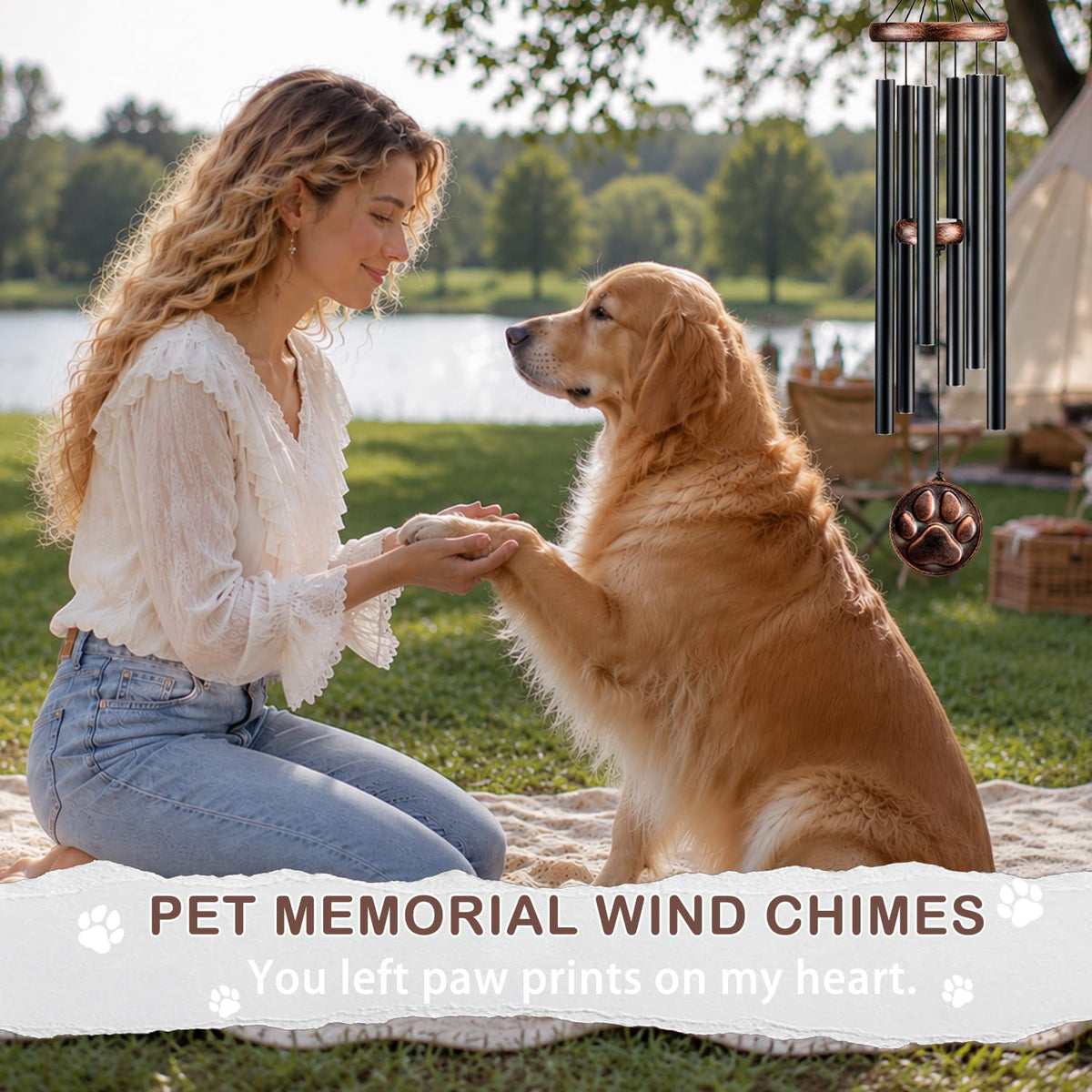 Dog Memorial Gifts for Loss of Dog (32" DIY)