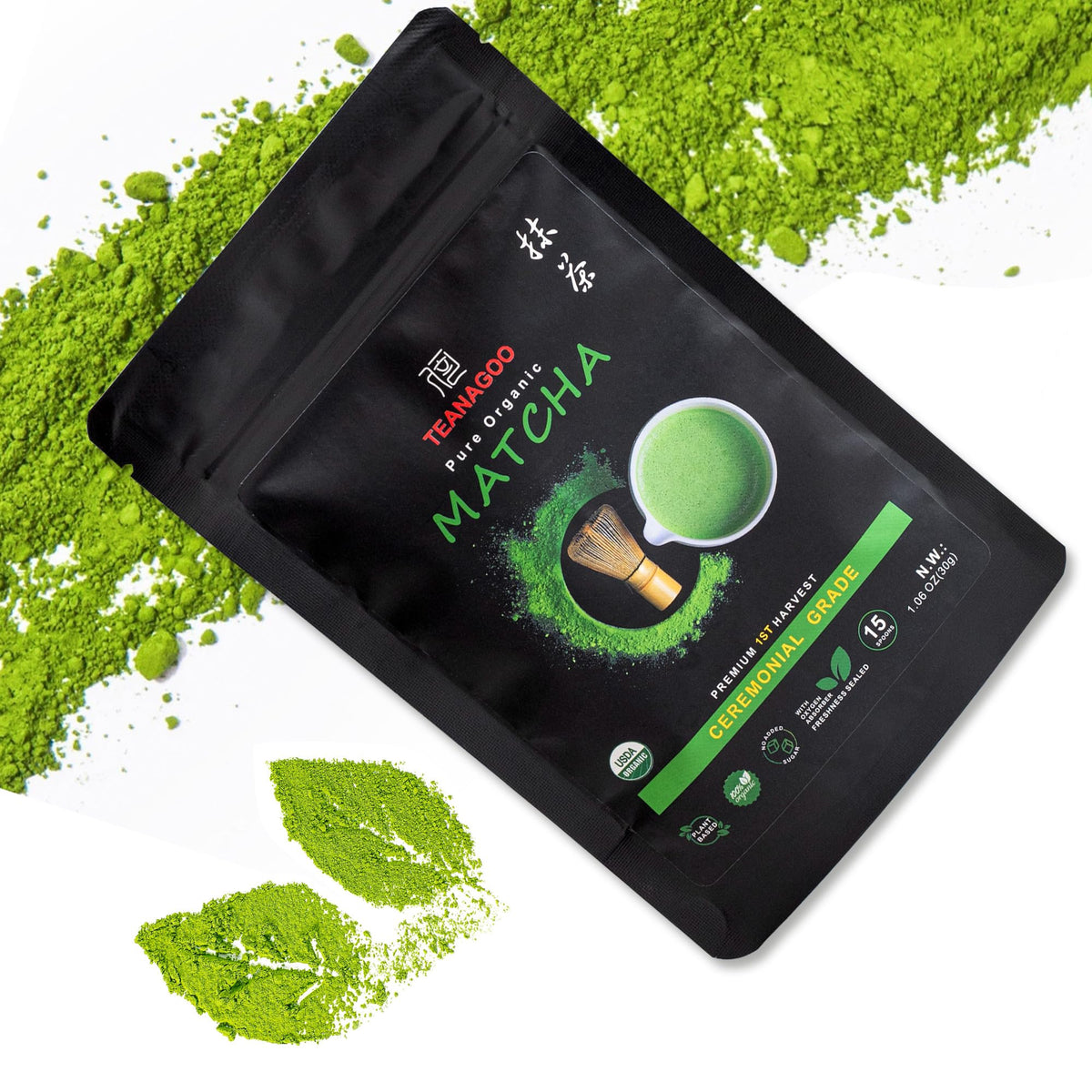 Matcha Powder Ceremonial Grade (1.06 Ounce (Pack of 1))