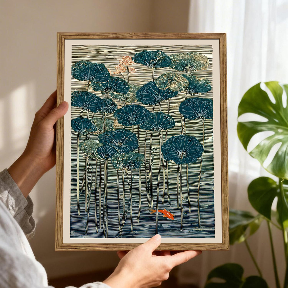 Vintage Japanese Wall Art (Animal-Y / 16"L x 12"W)