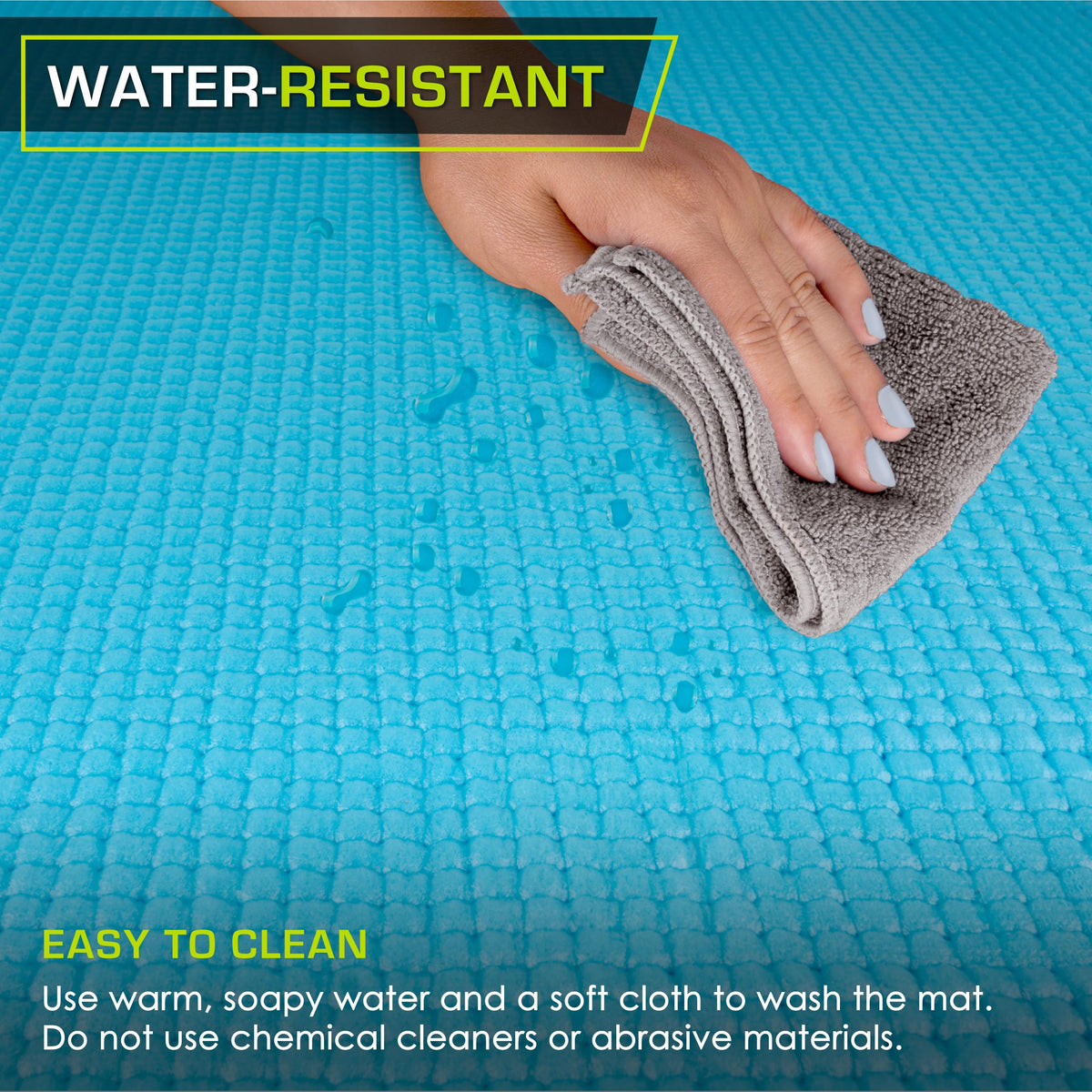 Fit Classic Yoga Mat Thick 1 (AQUA)