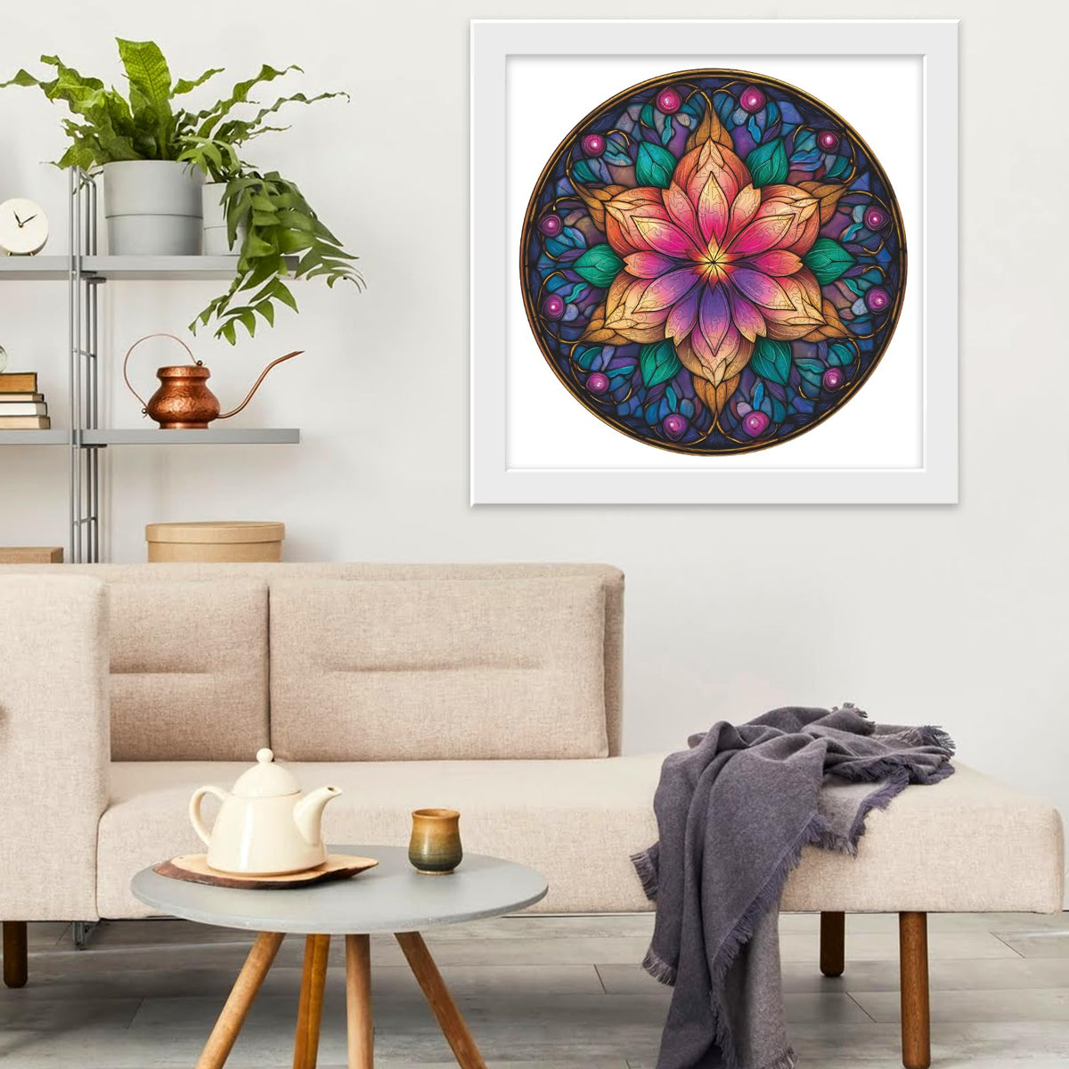 Mandala Wooden Puzzle (Dream Lotus / Small)