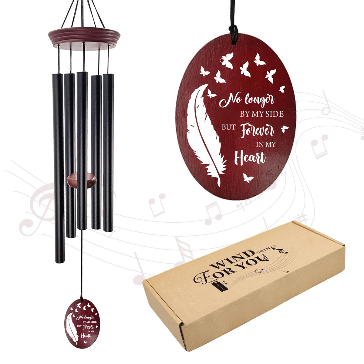 Memorial Wind Chimes for Loss of Loved One (Memorial)