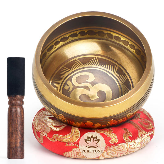 HandMade Meditation Singing Bowl (4 inch Gold)
