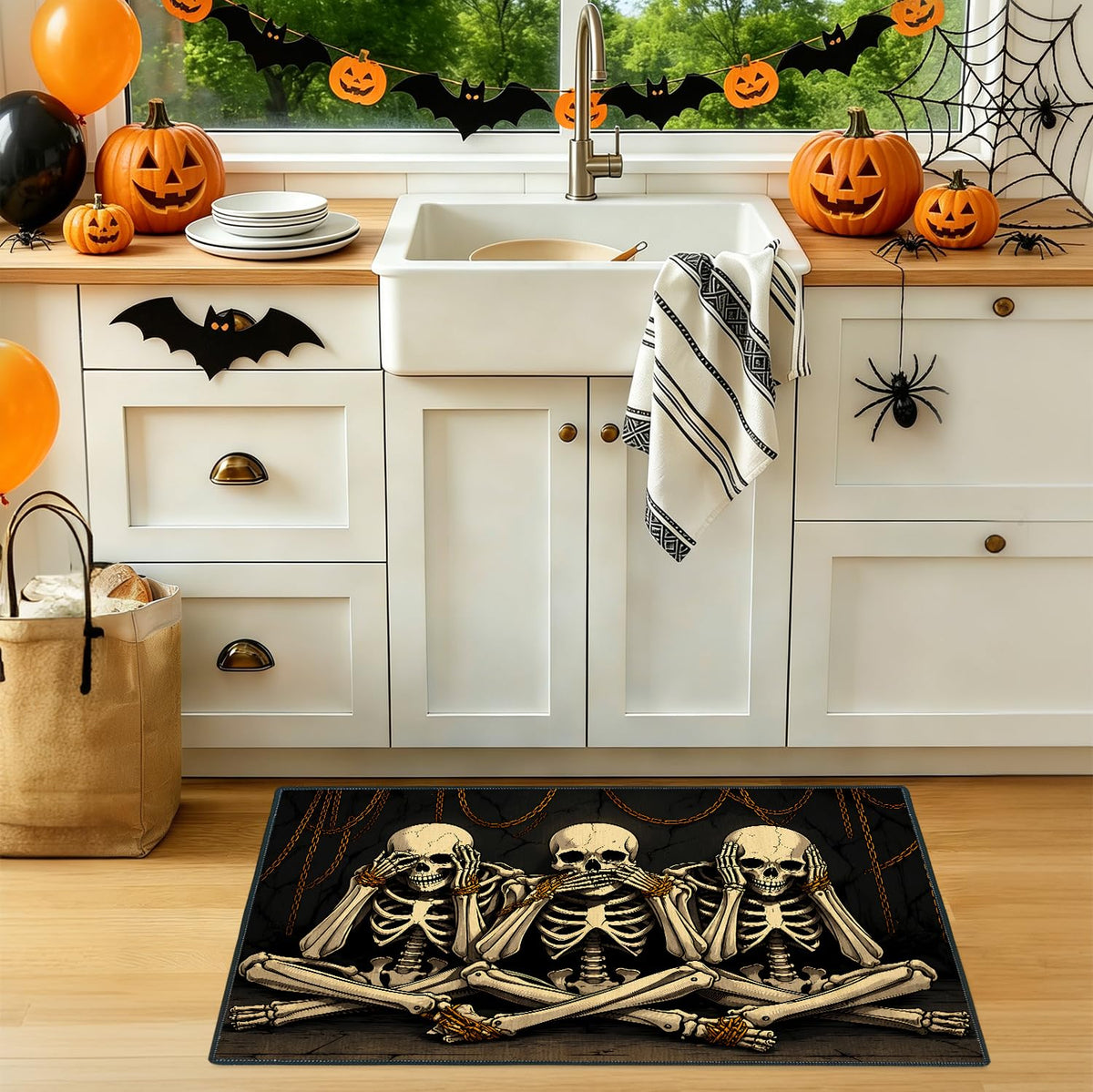 Skeletons Area Rug 2x3FT (#45 / 2' x 3' (Rectangular))