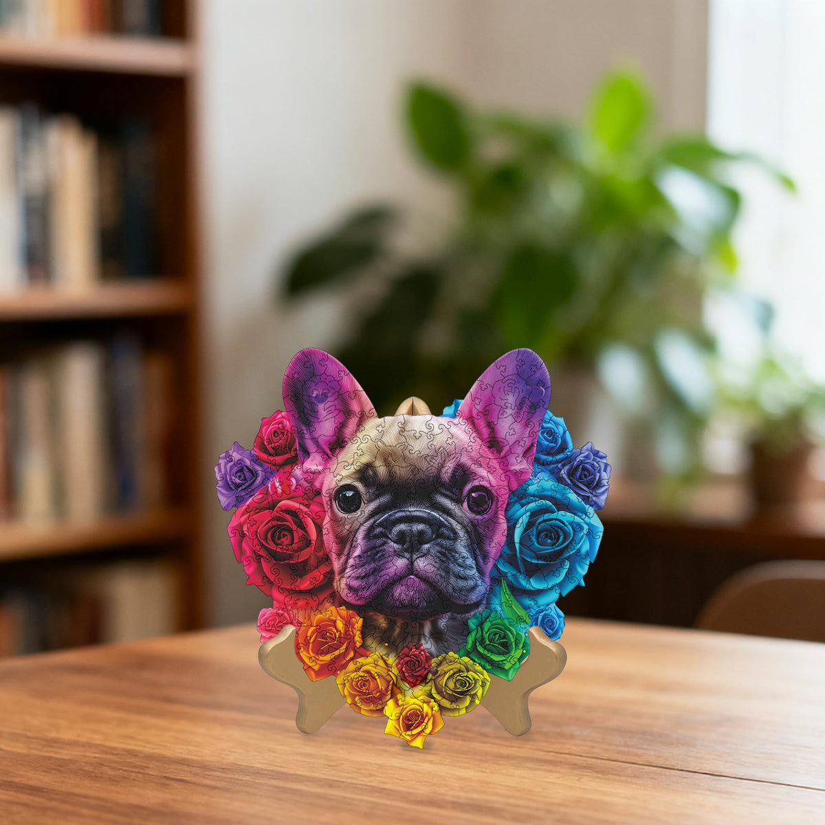 Wooden Puzzles for Adults (Love Bulldog / 500 pieces)