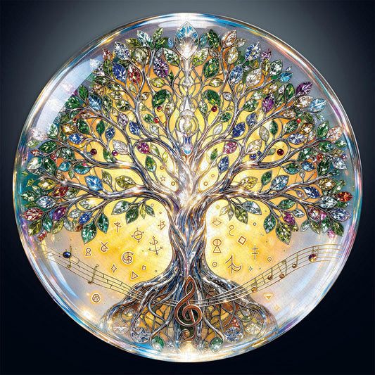 1000 Piece Jigsaw Puzzle for Adults Tree of Life Crystal (C-tree of Life Crystal)
