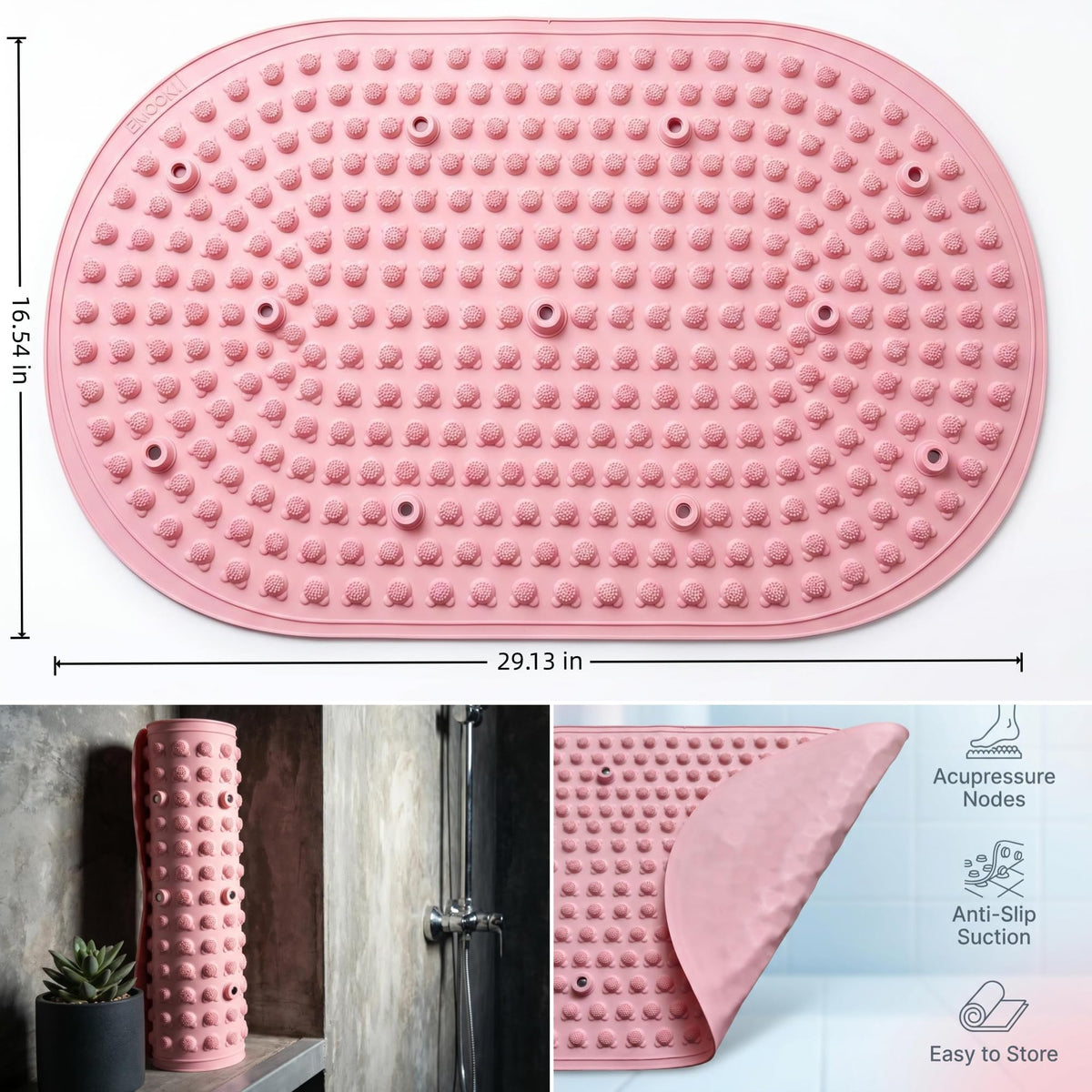 Foot Massage Acupressure Mat for Foot Pain Plantar Fasciitis Relief