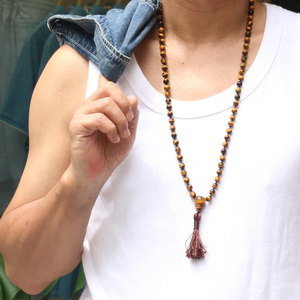 Tiger Eye Stone Necklace