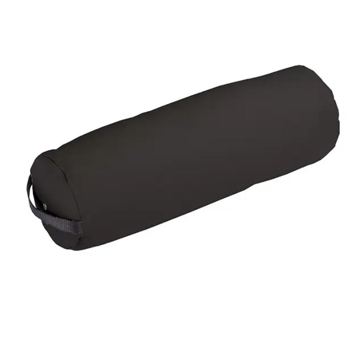 Bolster Pillow Fluffy with Strap Handle (Black)
