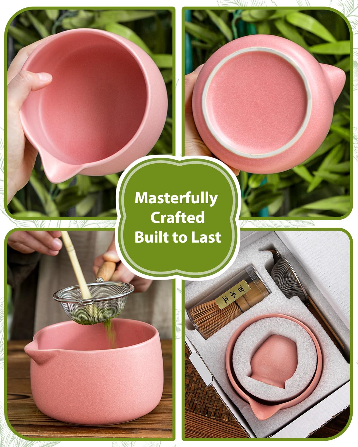 20OZ Matcha Whisk Set (Blush Pink)