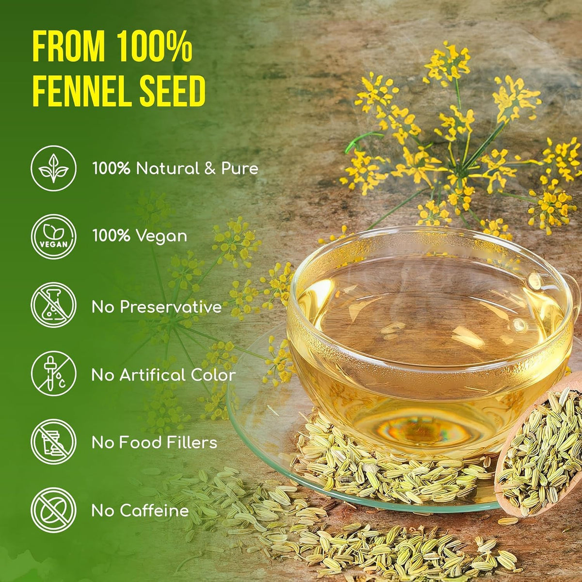 Premium Fennel Seed Tea (75 Bags)