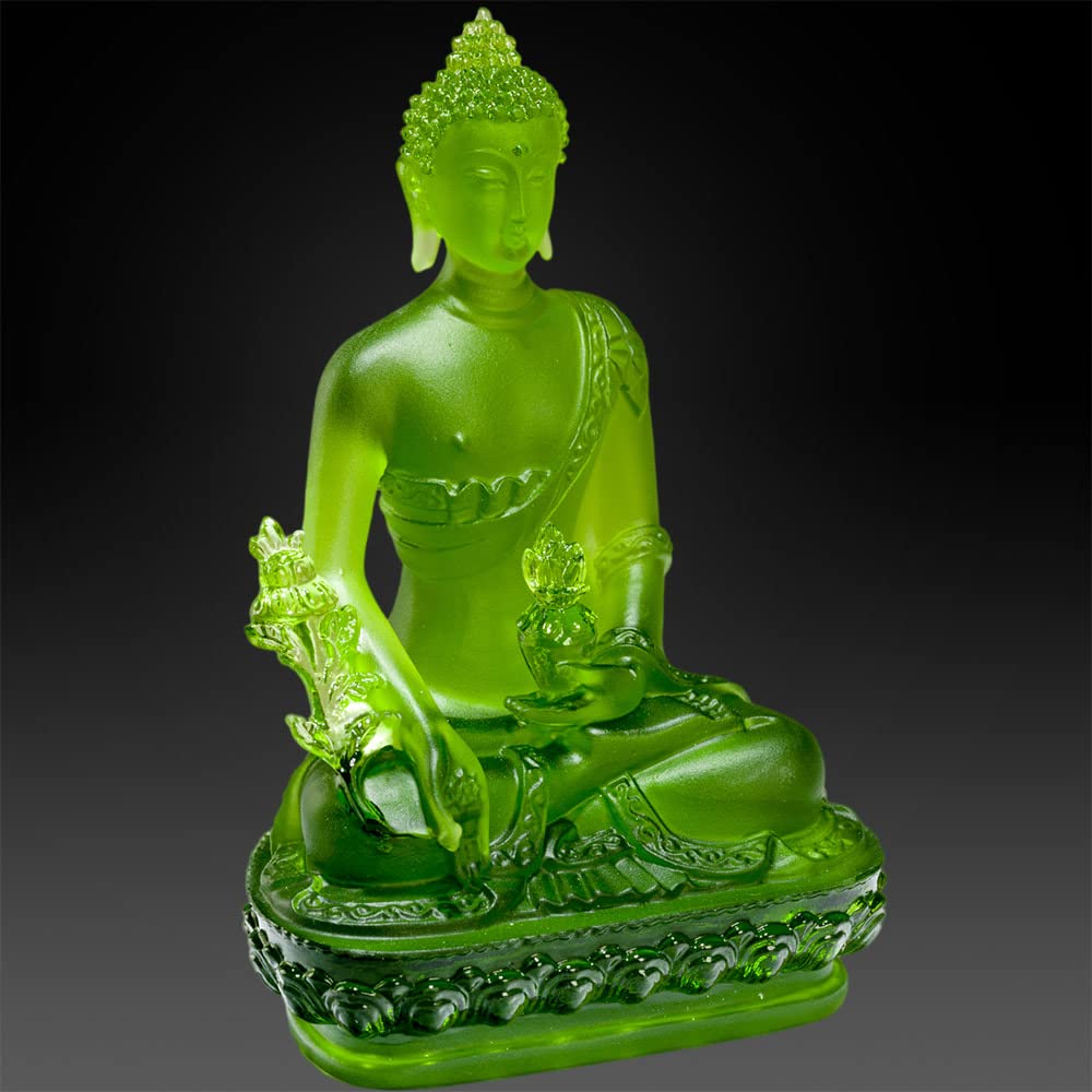 Tibetan Medicine Buddha Statue (Green)