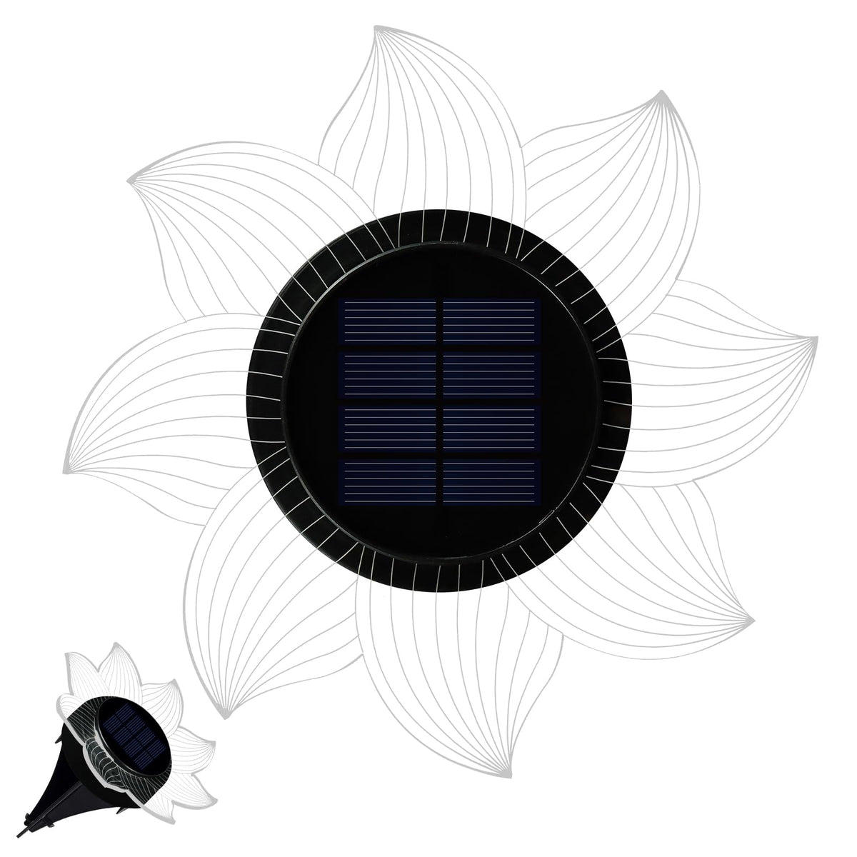 Solar Flower Shaped In (sunflower)