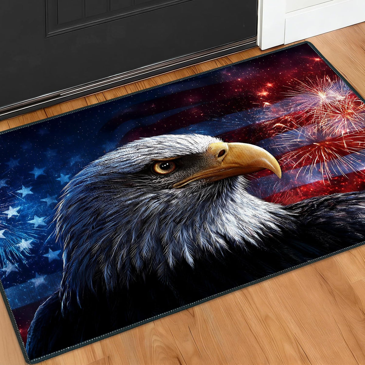 2x3FT Patriotic Bald Eagle Area Rug (#17 / 2' x 3' (Rectangular))