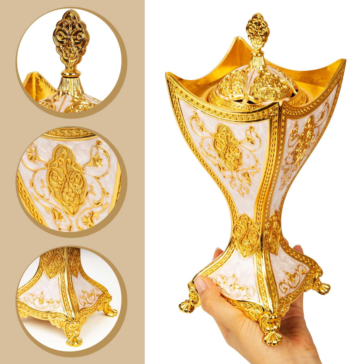 Bakhoor Incense Burner (Gold)