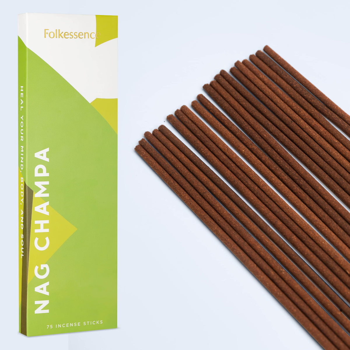 Premium Nag Champa Incense Sticks for Purification (Pack of 75)