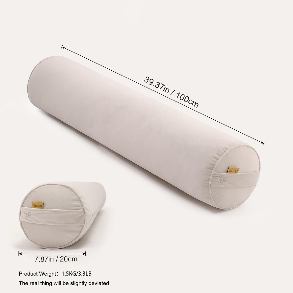 Body Pillow for Adults (Misty White / 39.37"*7.87")