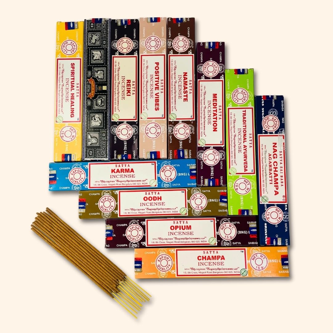 Satya Natural Incense Sticks Assortment (Satya Set B)