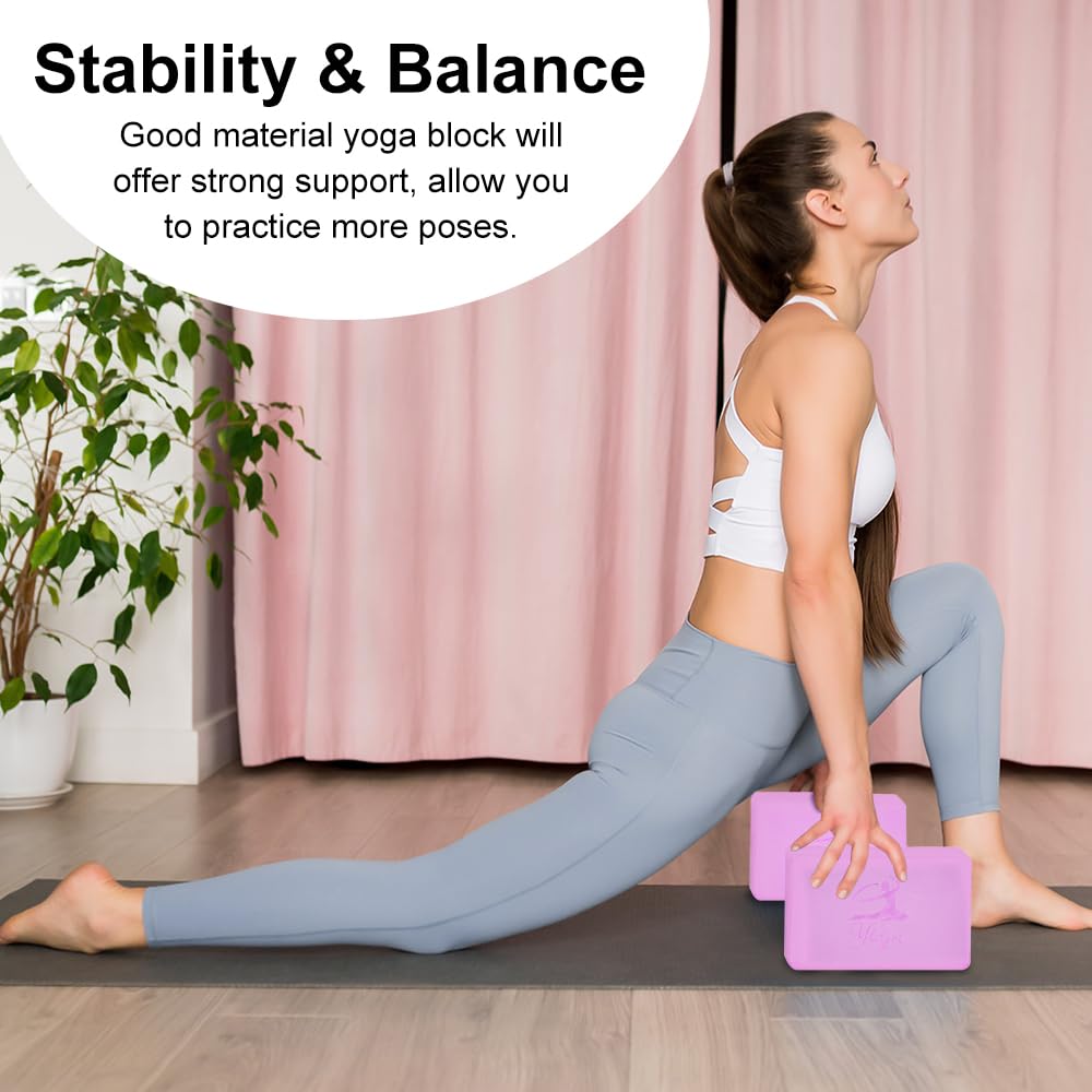 Yoga Blocks Set (Pink)