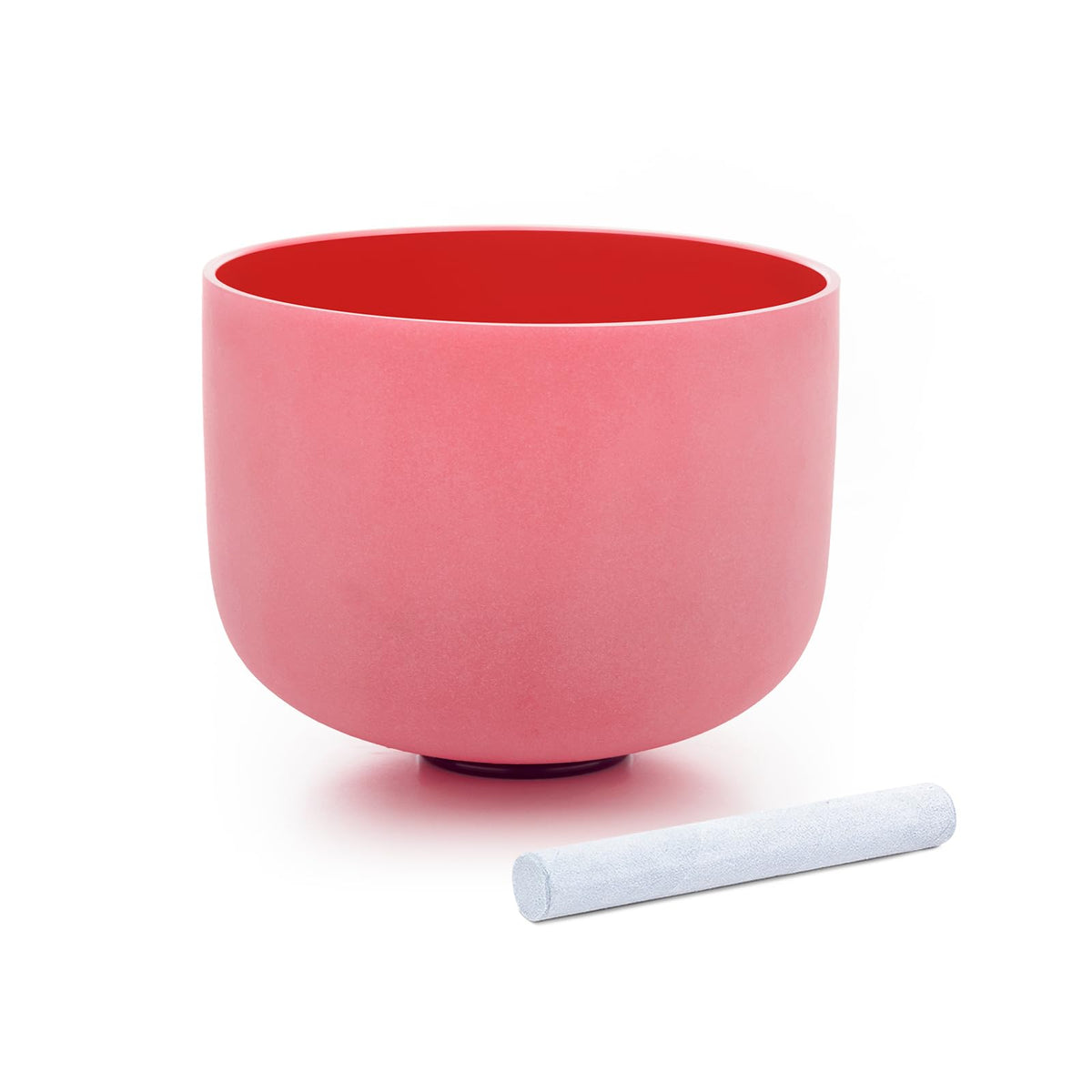 432hz Crystal Singing Bowl (10"C 432hz Red without bag)