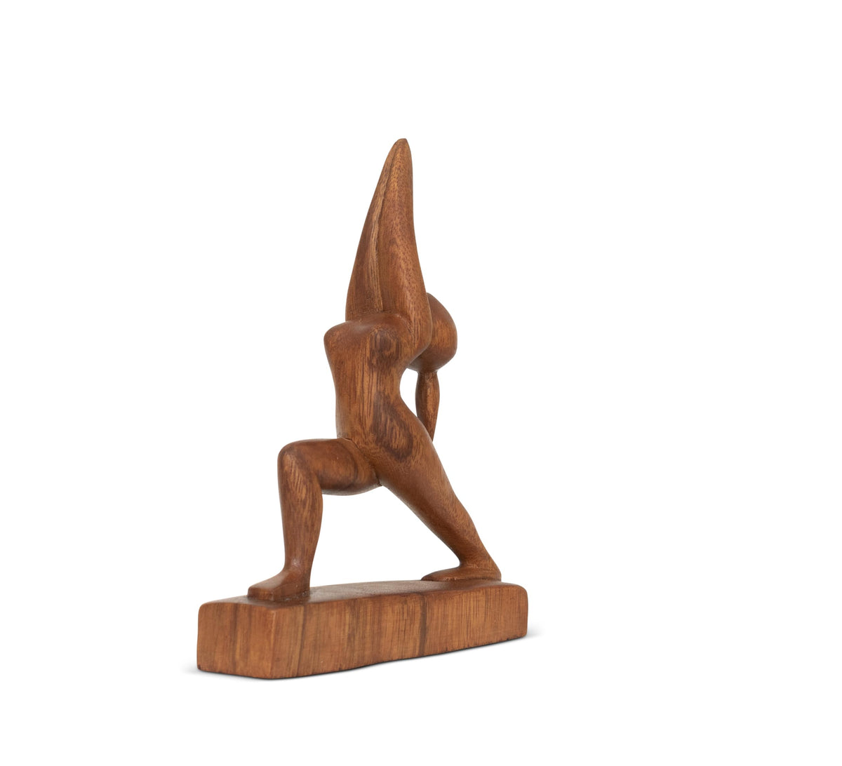 8" Wooden Handmade Abstract Sculpture Art Decorative Home Decor Handcrafted Figurine Accent Decoration Artwork Hand Carved (High Lunge)