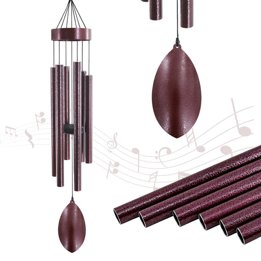36 Inch Deep Tone Wind Chimes for Outside (36"bz)
